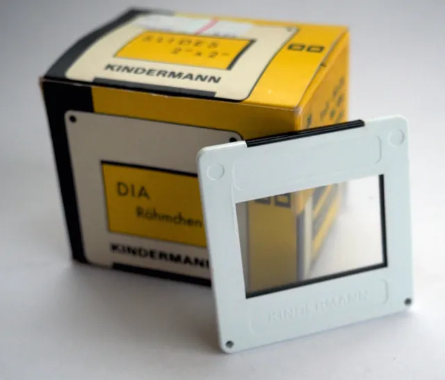 Soportes deslizantes de vidrio x20 vintage de alta calidad 35 mm KINDERMANN