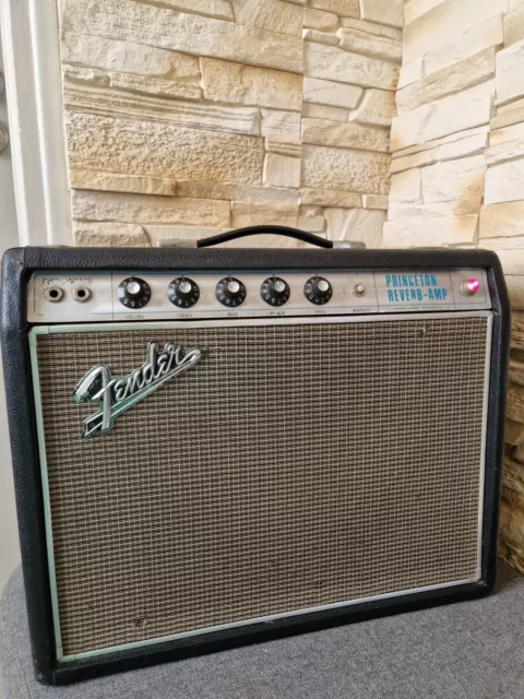 Rare Vintage 1968 Original Fender Princeton Reverb Amp Silverface Tube Amp Grail