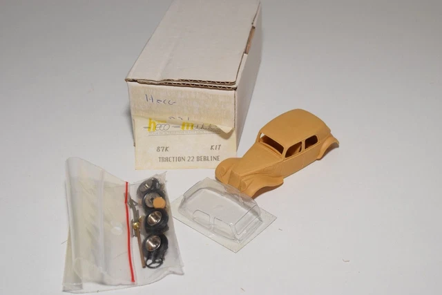 Z 1:43 Resin Kit Heco Modeles 87K Citroen Traction 22 Berline Mint Boxed