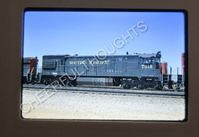 Original  '72 Kodachrome Slide SP Southern Pacific 7918 U30C     37U32