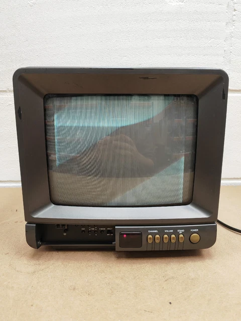 ALBA CTV10 10& Portable CRT TV - 12V/Plug - Retro Gaming - Film Prop £ ...