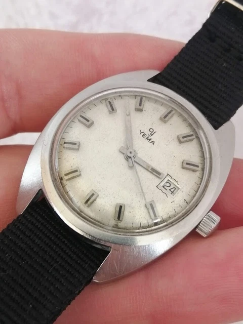 Rega Homme Montre Mécanique Vintage, Style Classique Intemporel, Fonctionnement Manuel, Pièce D’exception