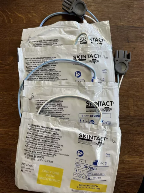 Skintact Physio Control Likepak AED electrodes / pads - out of date for training 2