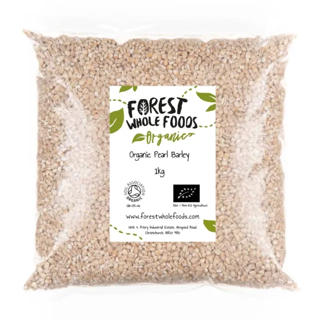 Organic Pearl Barley 1kg - Forest Whole Foods