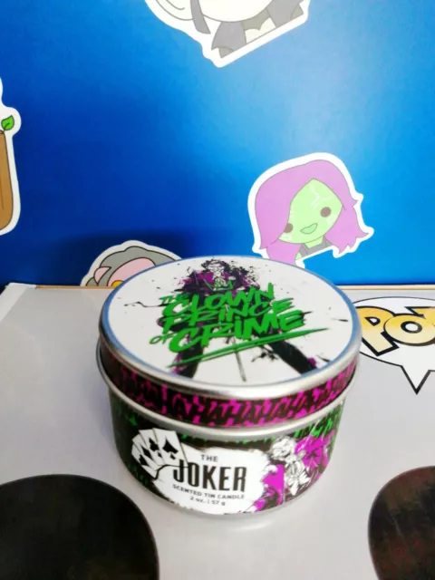 The Joker Mint Scented Tin Candle lattina candela profumata  New & Unused