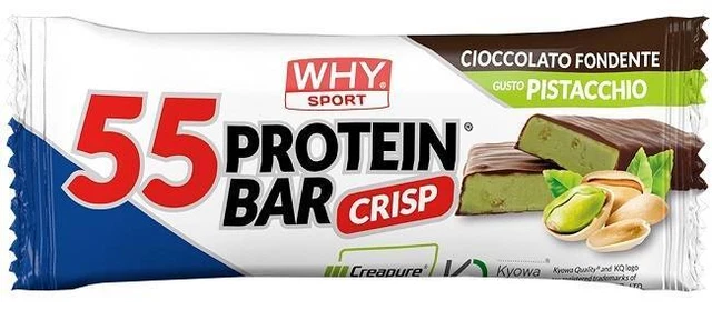 Why Sport 55 protein bar cioccolato fondente pistacchio 55g