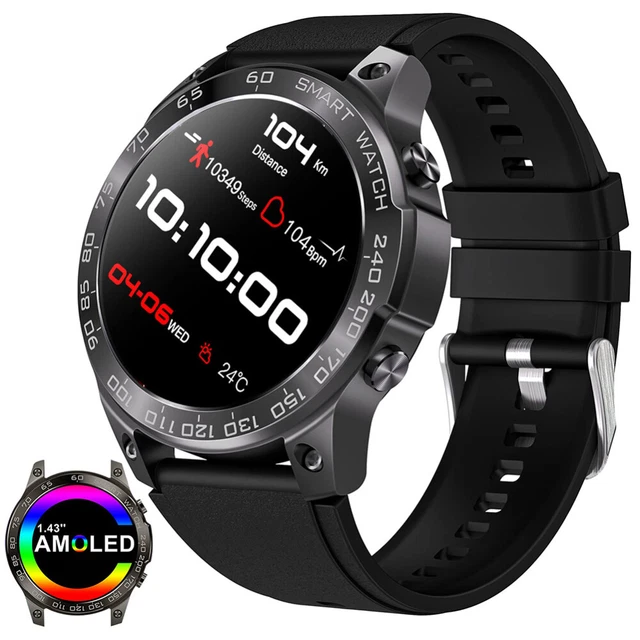 Smartwatch Fitness Tracker Con Cardio E Saturazione - Orologio Impermeabile IP68 Per Sport E Salute - Foto 7