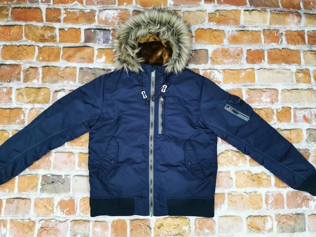 Gilet Doudoune SCHOTT USA - Cuir Et Nylon, Taille 44/M, Noir, Occasion Très Bon état