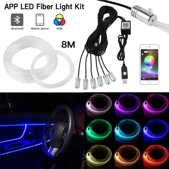 Auto Symphony RGB LED Innenraumbeleuchtung Ambientebeleuchtung mit App  Control