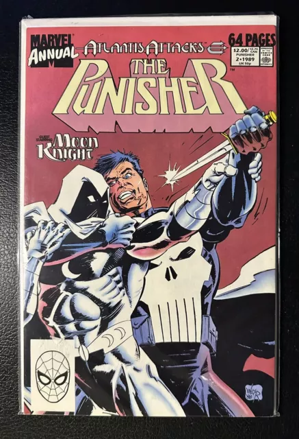Punisher Annual 2 1989 | 1st meeting Moon Knight & Punisher
