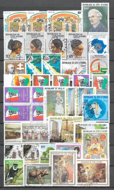 LOT Nº 85 - COTE d IVOIRE - TIMBRES OBL. / USED