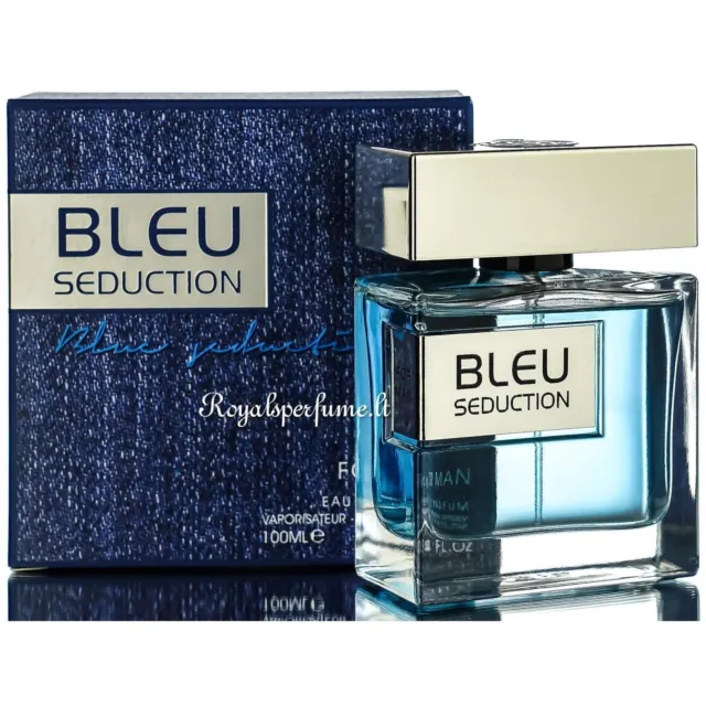 Bleu Seduction By World Fragrance Arabic Perfumed Water For Men 100ml Spray