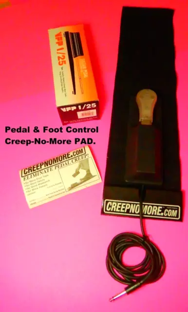 Pedal de pie Sustain para teclado, VATAR VFP125, almohadilla de pedal Creep No More, nuevo de lote antiguo 2