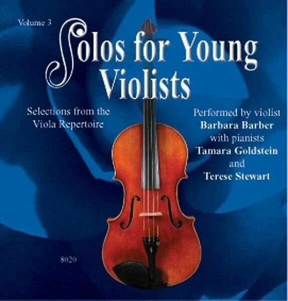 Solos for Young Violists CD, Volume 3: Selections from the Viola Repertoire...
