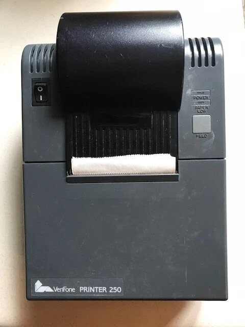 VeriFone 250 Point of Sale Printer and cords