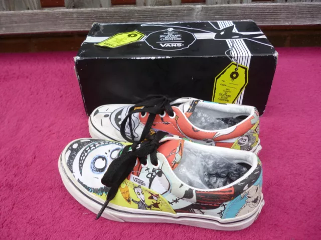 VANS NIGHTMARE BEFORE Christmas Kids Shoes Size 2 UK Good Used Condition. 13.00 PicClick UK