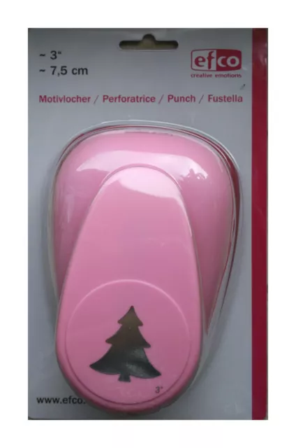 Motiv-Stanzer Tannenbaum Weihnachten, Jumbo 3XL 3" Motivlocher Efco Punch 5082