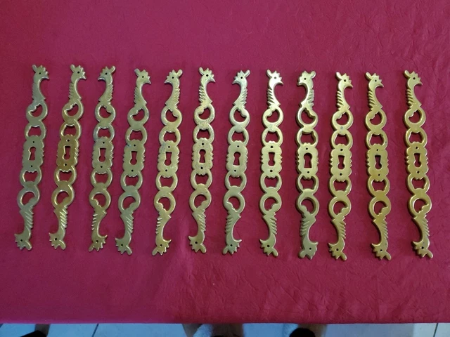 Lot 499 Poignées de Portes avec Serrures et Clés en Laiton - Lots
