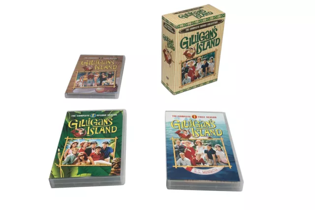 Gilligan's Island The Complete TV Series DVD 17-Disc R1 New Box Set Collection