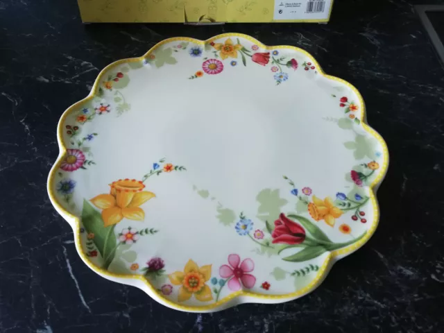 Villeroy Boch Spring Awakening Tortenplatte, 33cm, unbenutzt, neu