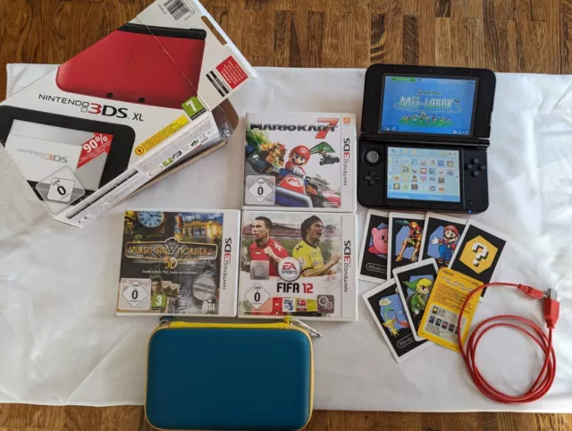 Nintendo 3DS XL  Rot Handheld-Spielkonsole