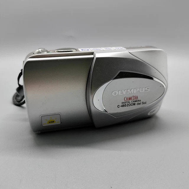 Olympus Camedia C-460 Zoom del Sol 4.0MP Compact Digital Camera Silver Tested