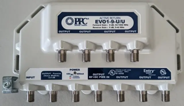 Active Return PPC EVO1-9-U/U Amplifier Booster Splitter