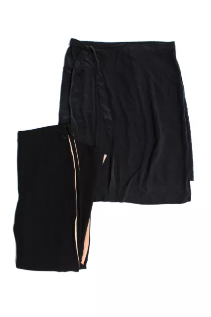 Pure DKNY Eileen Fisher Womens Pencil Skirt Trouser Pants Black Size 8P M Lot 2