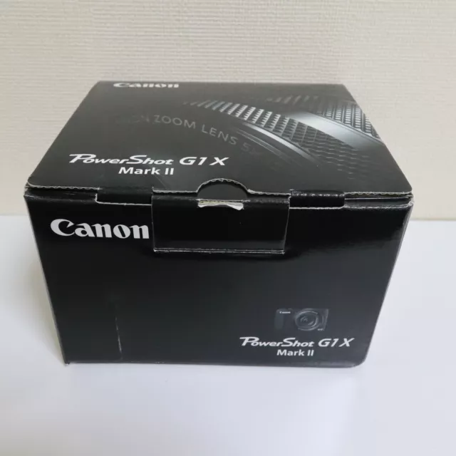 Canon Power Shot G1X MarkII Compact Digital Camera Optical Zoom Black near mint