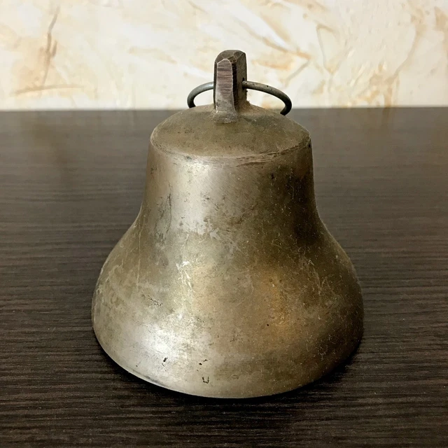 Antique bronze bell 19 century for a horse