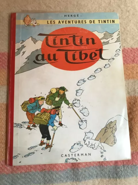 TINTIN AU TIBET B31 (1962) Hergé  BD ancienne côte BDM : 120e