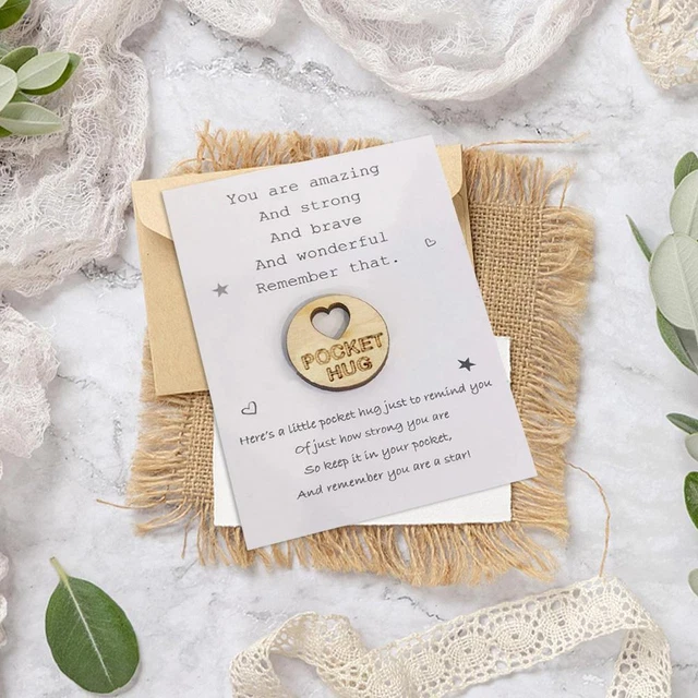 Thinking of You, Little Pocket Hug Token | Positive Me taglia 1 ritiro regalo A0F1