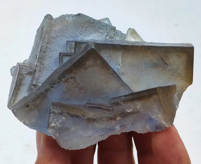 345 Gram Light Rare Beautiful Blue Fluorite Specimen From Kharan, Pakistan