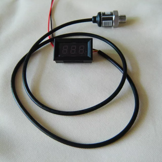 Pressure gauge Accu pneumatic shock digital pressure gauge Small panel mounting