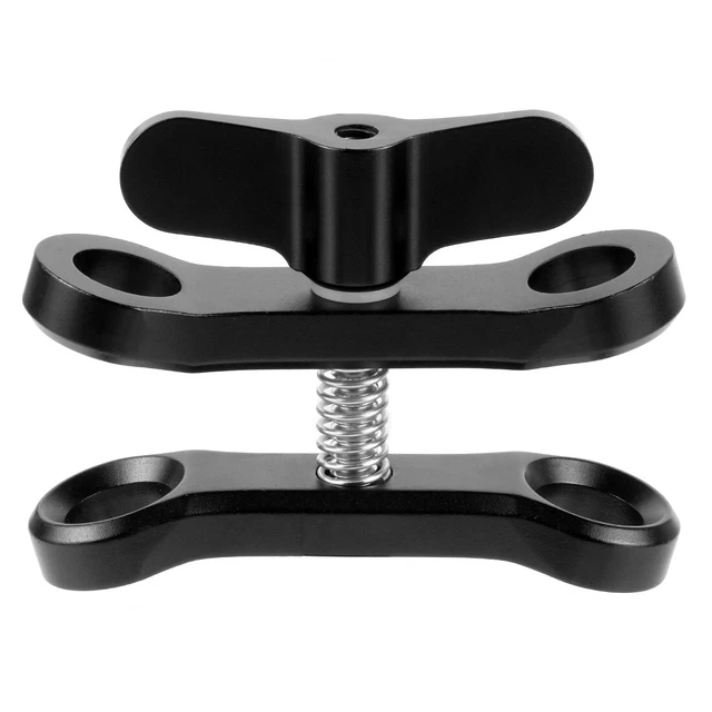 BGNING Butterfly Clip Diving Clamp Light Ball Head Tripod Adapter for GoPro