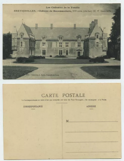 65911 - Bretignolles - Chateau de Beaumarchais - alte Ansichtskarte