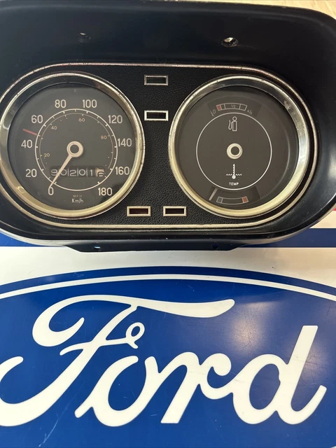 Combine D'instruments Ford Escort MK1 - Compteur Kilométrique 92996 Km - Occasion Classique