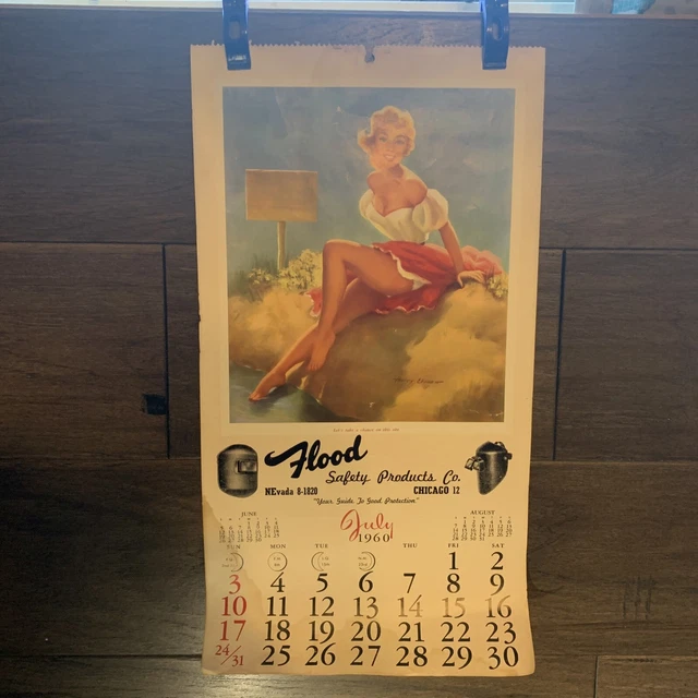 JULY 1960 CALENDAR Safety Products Chicago Sexy Woman 31 49 PicClick july-1960-calendar-safety-products-chicago-sexy-woman-31-49-picclick