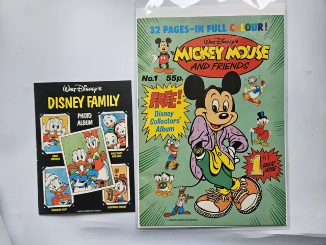 2023 Disney Parks Mickey Mouse and Friends Autograph Book Photo Album
