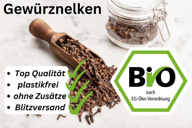 Bio Nelken ganz Gewürznelken  nachhaltig ohne Zusätze 