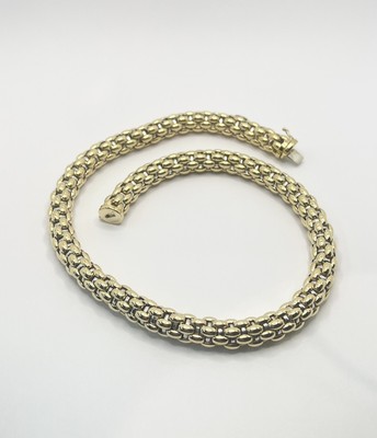 Collier or Jaune Et Rose 18 KT Chimento 