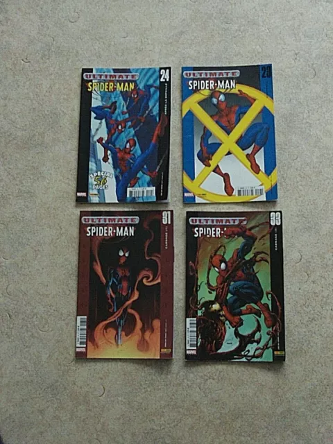 Lot Ultimate Spiderman Araignee N° 23 24 31 33 Marvel Panini Comics