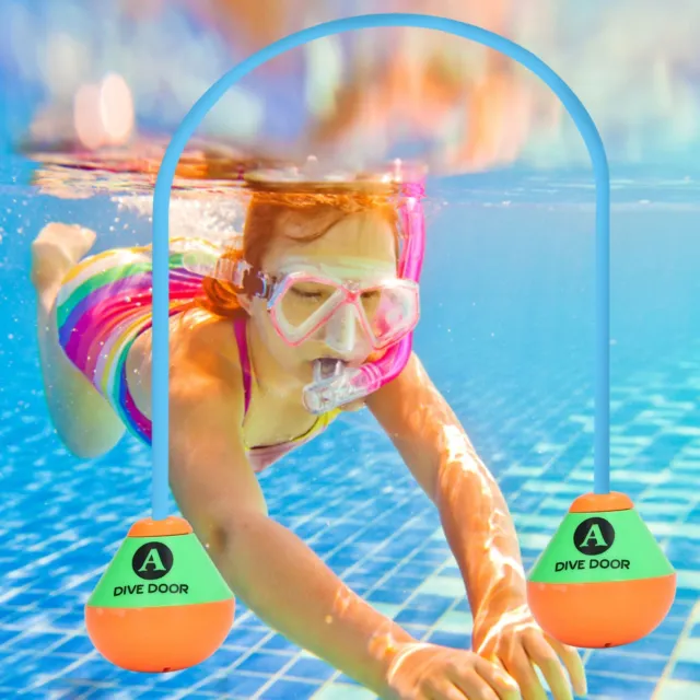 2pcs Children Dive Door Swim Thru Door Water Games Underwater Training Toys Inte