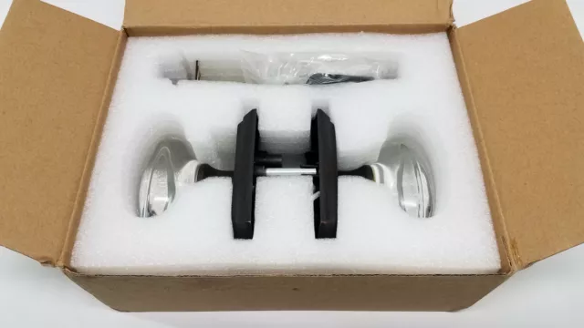 Probrico Clear Crystal Oval Door Knobs  Handles