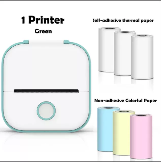 Phomemo T02 Mini Portable Sticker Printer Bluetooth Wireless Photo Printer