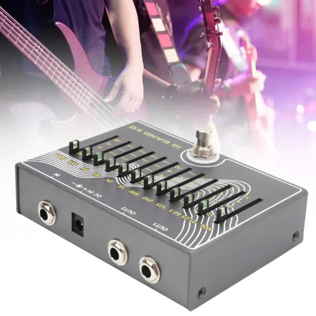 Equalizer With Volume/ Gain Equalizer 4.7 X 3.7 X 1.5In With Aluminum Alloy