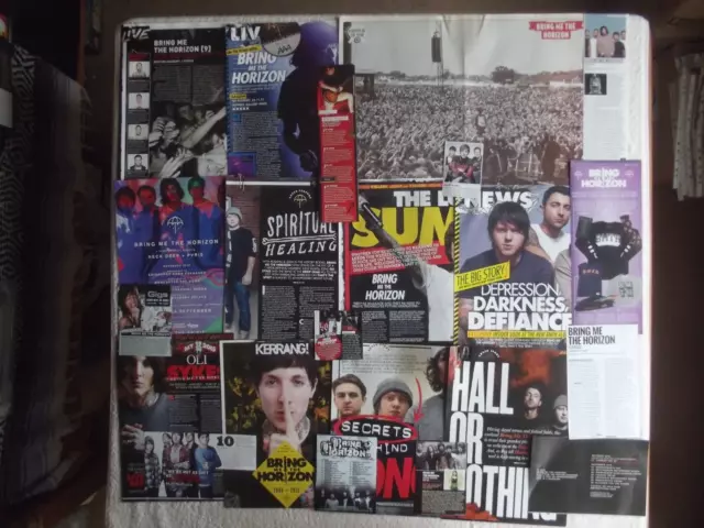 Bring Me The Horizon - Magazine Cuttings Collection - Clippings, Photos X21. A.