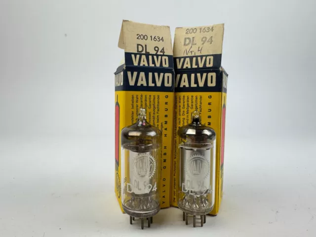 2x Valvo DL94 Röhre NOS OVP Endstufe Batterie Verstärker Röhrenradio Valves neu