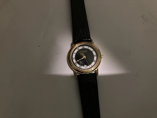 RAYMOND WEIL LADIES Watch Model 5532 Gold Plated Swiss Made 24mm