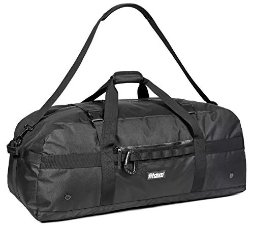 Fitdom Heavy Duty Extra Large Sports Gym Equipment Travel Duffel Bag W/ Adjus...